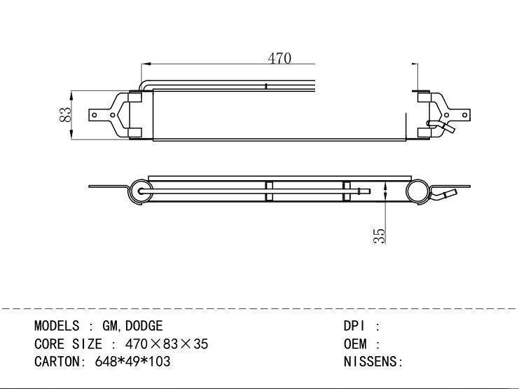  Condenser for GM DODGE GM,DODGE