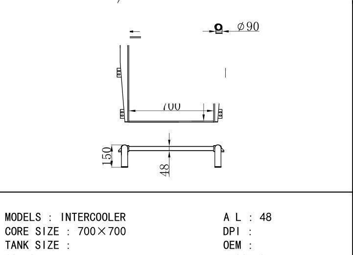 car Intercooler for FREIGHTLINER INTERCOOLER