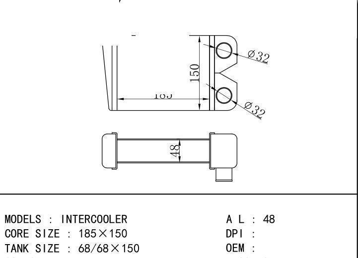  car Intercooler for FREIGHTLINER INTERCOOLER