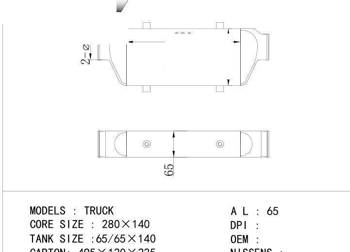  car Intercooler for FREIGHTLINER TRUCK
